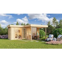 Fjordholz Holzgartenhaus Alu Concept 44 M | 6x4m