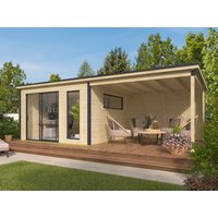 Fjordholz Holzgartenhaus Modell Juist-2 mit Anbau | 4x4m Unkategorisiert online kaufen