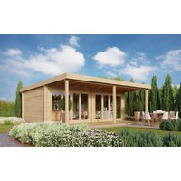 Fjordholz Holzgartenhaus Modell Kevin 44 mit Vordach | 7x4m Unkategorisiert online kaufen