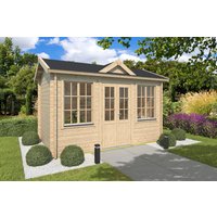 Fjordholz Holzgartenhaus Modell Teehaus Cambridge 44 | 4x3m