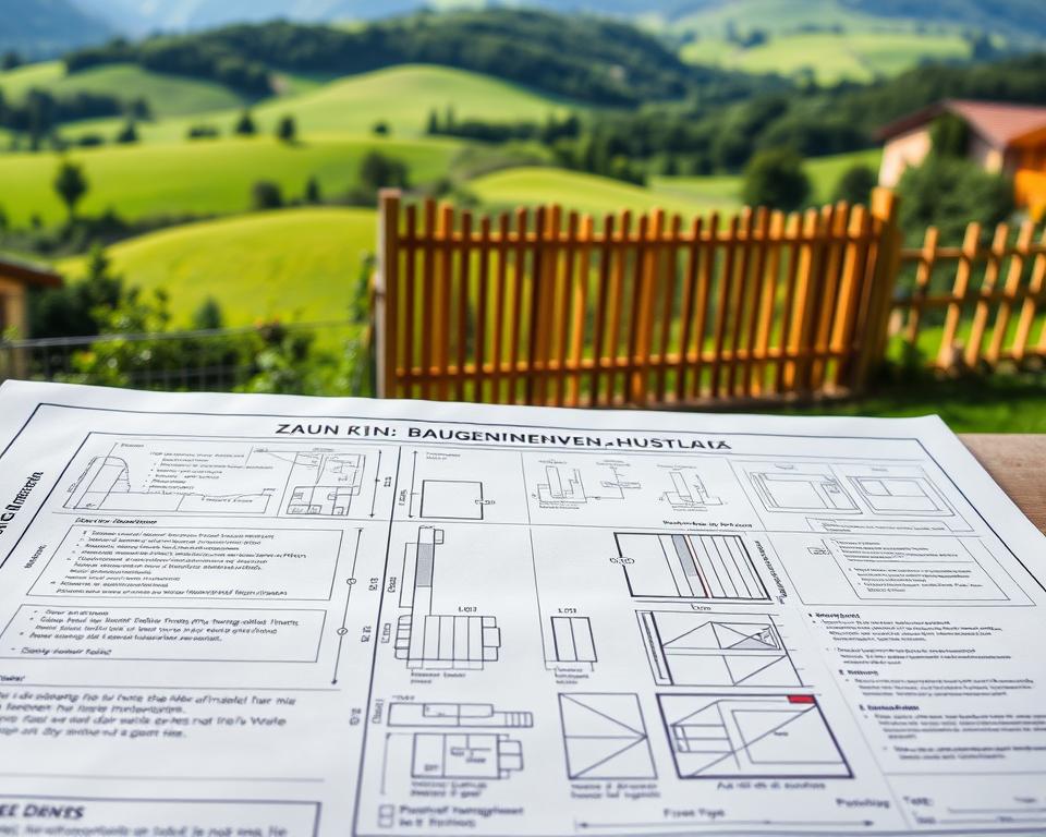 Antragsverfahren Zaunbau