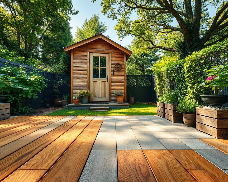 Bodenbelag Gartenhaus Auswahl