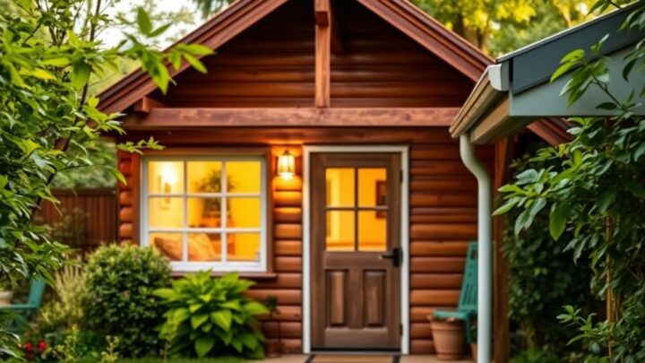 Brauen Gartenhäuser Regenrinnen? – Funktion und Notwendigkeit