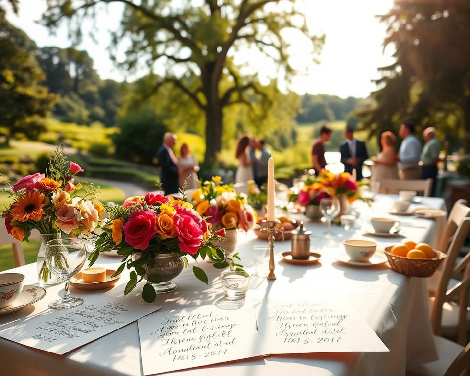 Einladungen Gartenparty