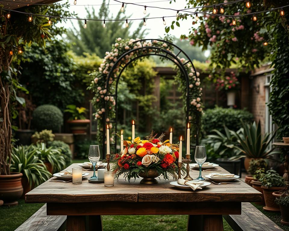 Gartenparty Dekoration Tipps