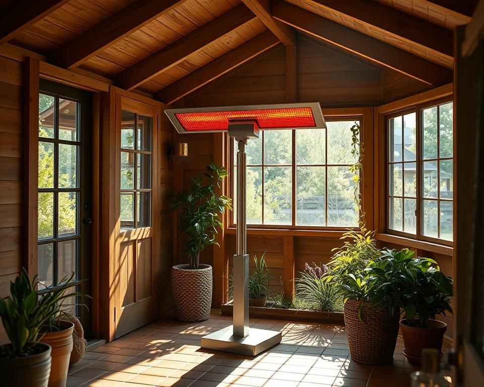 Infrarotheizung Gartenhaus