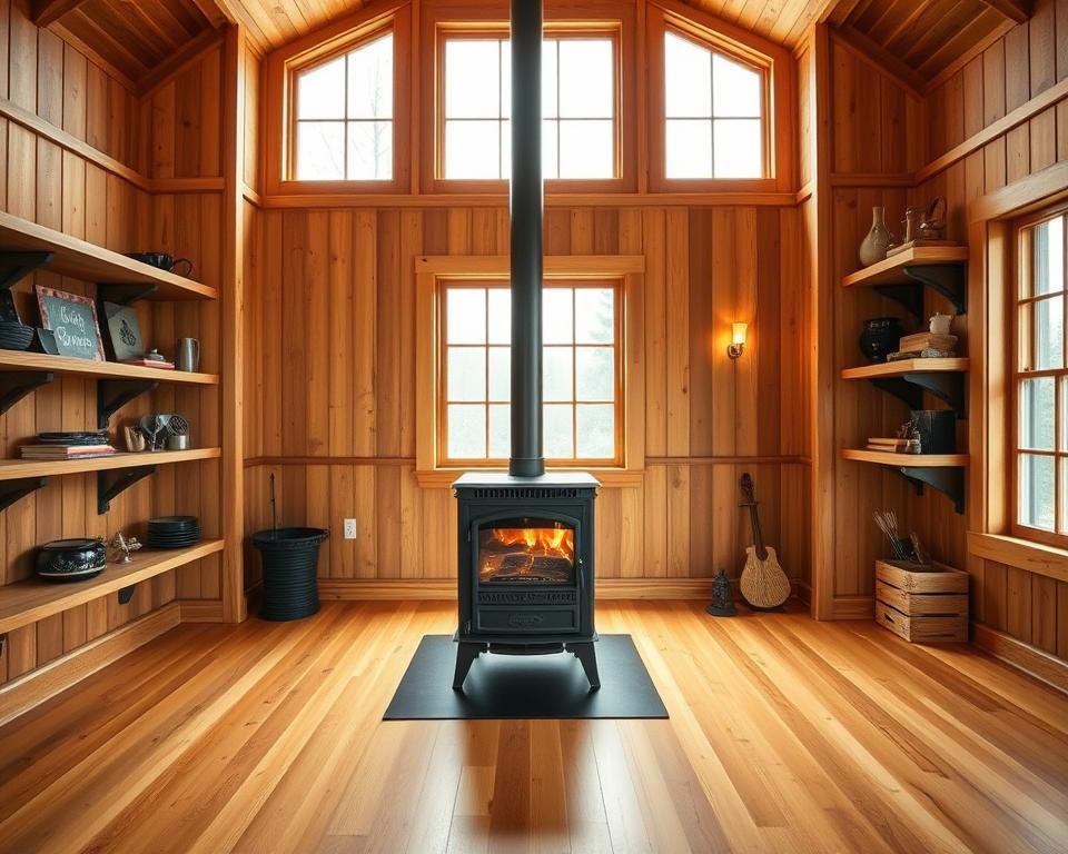 Materialien und Standortwahl für Holzofen