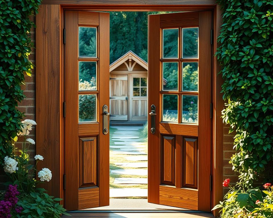 Montage Gartenhaustür