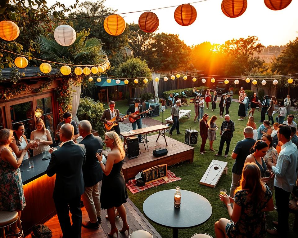 Musik und Unterhaltung Gartenparty