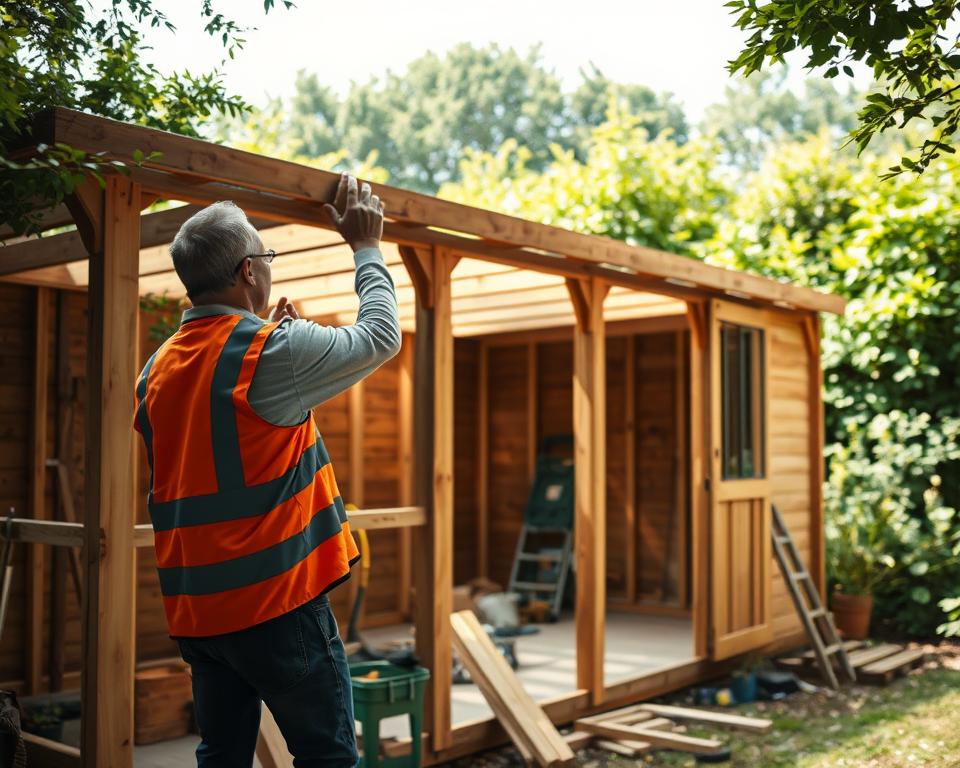 Sicherheitsaspekte Gartenhaus Montage
