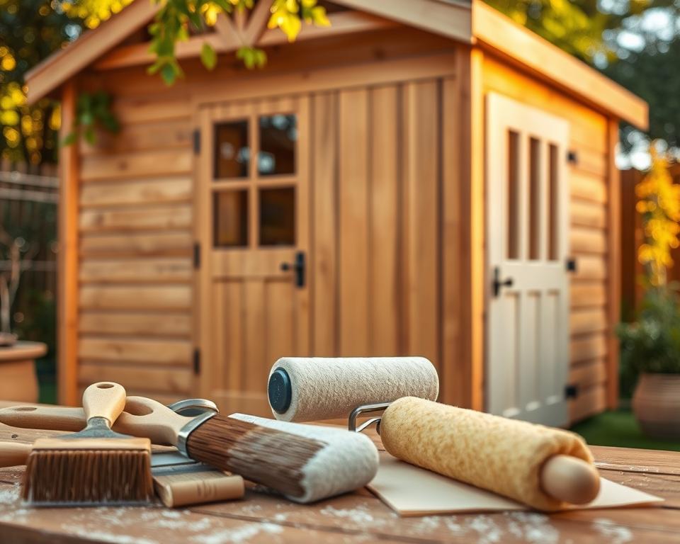 Technische Tipps Gartenhaus Streichen