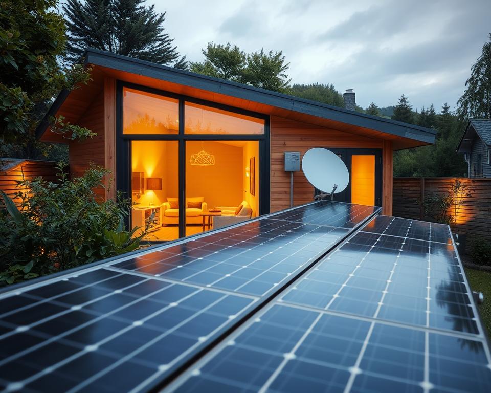 Technische Voraussetzungen Gartenhaus Strom Internet