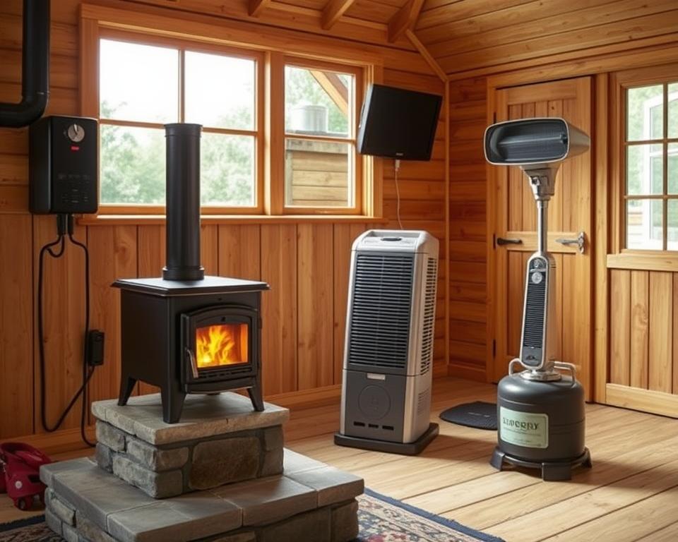 Vergleich Gartenhaus Heizungen
