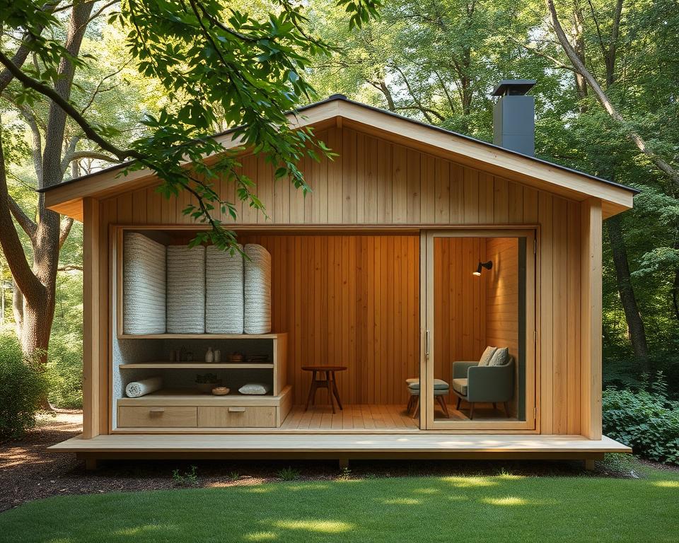 Wandstärken und Isolierung Gartenhaus