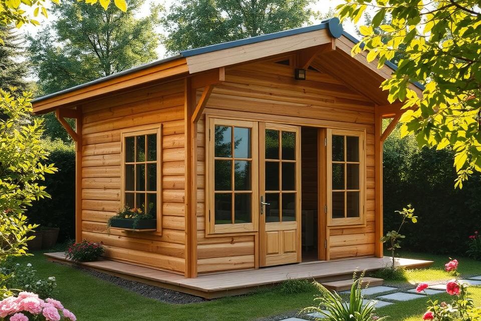 Warum sich Fichtenholz perfekt für Holzgartenhäuser eignet