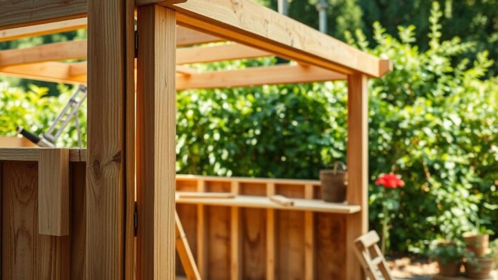 Wie lange dauert es einen Holz-Gartenhaus-Bausatz aufzubauen