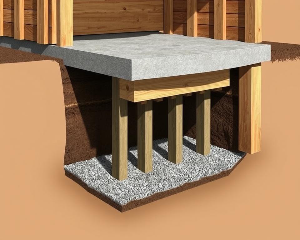 unterboden erdboden abgekoppelt Fundament