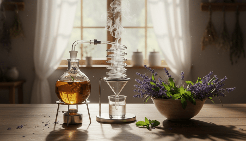 Destillationsgeräte für ätherische Öle
