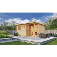 Fjordholz Holzgartenhaus Modell Home Office Sam 70 | 5x4m