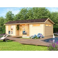 Fjordholz Holzgartenhaus Modell Uri 44 | 9x4m