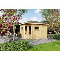 Fjordholz 5-Eck Holzgartenhaus Modell Evelyn 2D | 4x4m
