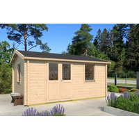 Fjordholz Holzgartenhaus Modell Narvic 70 E | 6x4m