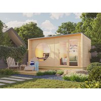 Fjordholz Holzgartenhaus Modell Office Box Größe XL na | 5x3m