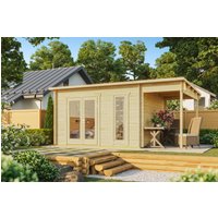 Fjordholz Pultdach Holzgartenhaus Modell Mali 28 A | 5x3m