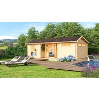 Fjordholz Holzgartenhaus Modell Uri 70 | 8x4m