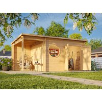 Fjordholz Pultdach Holzgartenhaus Modell Ezra 4O | 3x6m