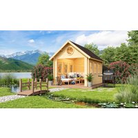 Fjordholz Holzgartenhaus Modell Glarus 70 | 4x3m