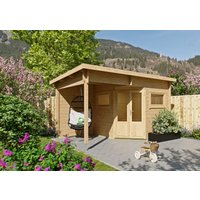 Fjordholz 5-Eck Holzgartenhaus Modell Leva 2B | 5x3m