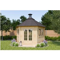 Fjordholz 6-Eck Grillpavillon Modell Gunnar 9m² | 3x3m