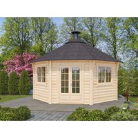 Fjordholz 8-Eck Grillpavillon Modell Gunnar 17m² | 5x4m