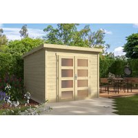 Pultdach Holzgartenhaus Modell Ella 28-A | 3x2m
