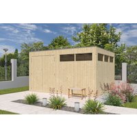 Holzgartenhaus Modell QBV3-Line 11,89 m² | 4x3m