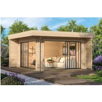 Fjordholz Holzgartenhaus Modell Bobby 44 Alu | 5x4m