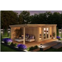 Fjordholz Holzgartenhaus Modell Kubi Lodge 44 | 6x4m