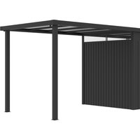 Seitendach für Gerätehaus Style 4,45 m² Anthrazit