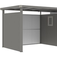 Wandset für Seitendach Gerätehaus Style 4,45 m² Al