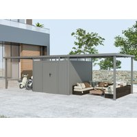 Metall Gerätehaus Modell Style 7,56 m² Spar-Set-3 | 4x2m