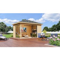 Fjordholz Gartenpavillon Modell Alu 44 B