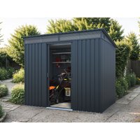 Metall Gerätehaus Modell Lübeck 3,66 m² | 2x2m