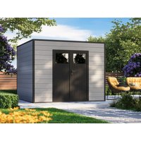 WPC Holzgartenhaus Modell Cubus 8,12 m² | 3x3m