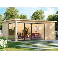 Fjordholz Holzgartenhaus Modell Office IsoSlide 8 | 6x4m