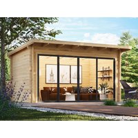 Fjordholz Holzgartenhaus Modell Berlin 44 F IsoSlide | 5x3m