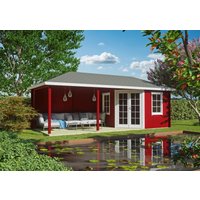 Fjordholz Holzgartenhaus Modell Kiano 44 E | 6x4m