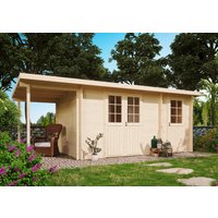 Fjordholz Holzgartenhaus Modell Carin 44 B +SD | 6x3m