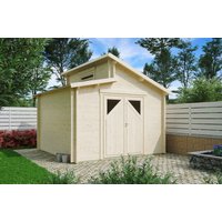 Fjordholz Holzgartenhaus Modell Varianta 44 D | 3x3m