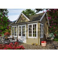 Fjordholz Holzgartenhaus Modell Teehaus Windsor 44 | 4x3m